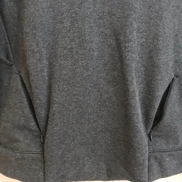 Lululemon Sweater Pullover Pockets Gray Sz 4 - Picture 3 of 7